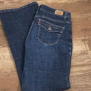 Levi’s 512 perfectly slimming boot leg jeans 10